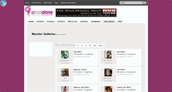Desktop Screenshot of galleries.urnotalone.com