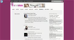 Desktop Screenshot of journal.urnotalone.com