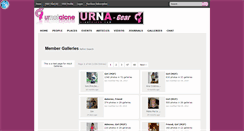Desktop Screenshot of galleries2.urnotalone.com